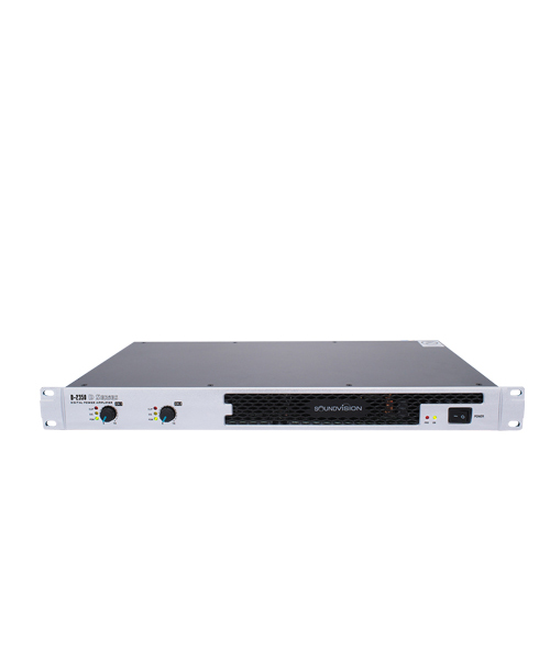 SOUNDVISION D-2350 เครื่องขยายเสียง ระบบดิจิตอล 2 ชาเนล คลาส D 2x350 วัตต์ ที่ 8 โอมห์ SOUNDVISION D 2350 2-Channels Digital Power Amplifier class D 2x350 W