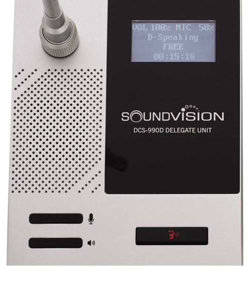 SOUNDVISION DCS-990D ชุดไมค์ประชุมใช้สาย สำหรับผู้ร่วมประชุม ระบบดิจิตอล - Image 4
