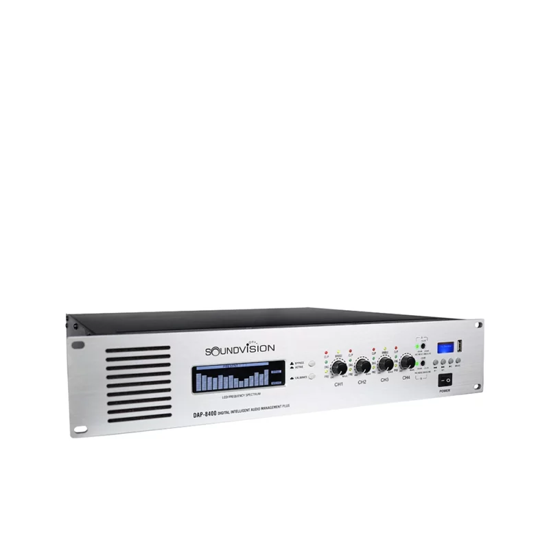 SOUNDVISION DAP-8400 เครื่องควบคุมเสียงห้องประชุม อัจฉริยะ Digital Intelligent Audio Management Plus SOUNDVISION DAP 8400 เครื่องขยายเสียง DAP 8400 แอมป์