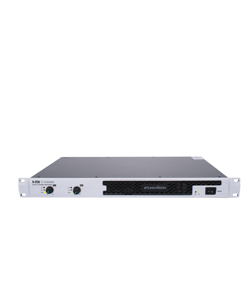 SOUNDVISION D-2250 เครื่องขยายเสียงระบบดิจิตอล 2 ชาเเนล คลาส D 2x250 วัตต์ ที่ 8 โอมห์ SOUNDVISION D 2250 2-Channels Digital Power Amplifier class D  