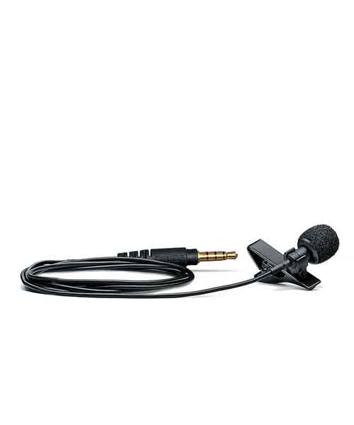 SHURE MVL Omnidirectional Lavalier Microphone for Mobile Devices SHURE MVL ไมค์ติดสมาร์ทโฟน แบบหนีบเสื้อ SHURE MVL ไมค์ติดโทรศัพท์ ของแท้ มีประกัน ส่งฟรี!!