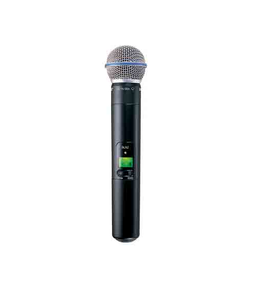 SHURE SLX24/BETA58 ไมค์ลอยมือถือเดี่ยว SHURE SLX24/BETA58 ชุดไมค์ลอยมือถือเดี่ยว SHURE SLX24/BETA58 ไมค์ลอยมือถือเดี่ยว