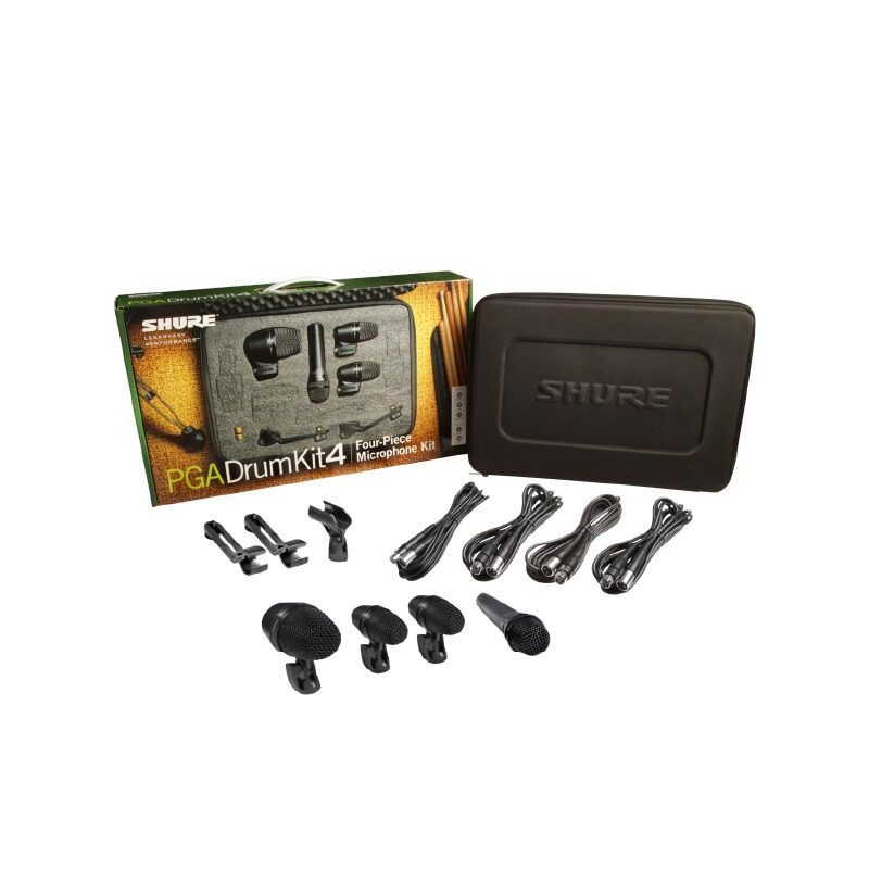 SHURE PGADRUMKIT4 ชุดไมค์กลอง จำนวน 4 ชิ้น