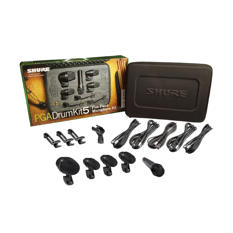 SHURE PGADRUMKIT5 ชุดไมค์กลอง จำนวน 5 ชิ้น