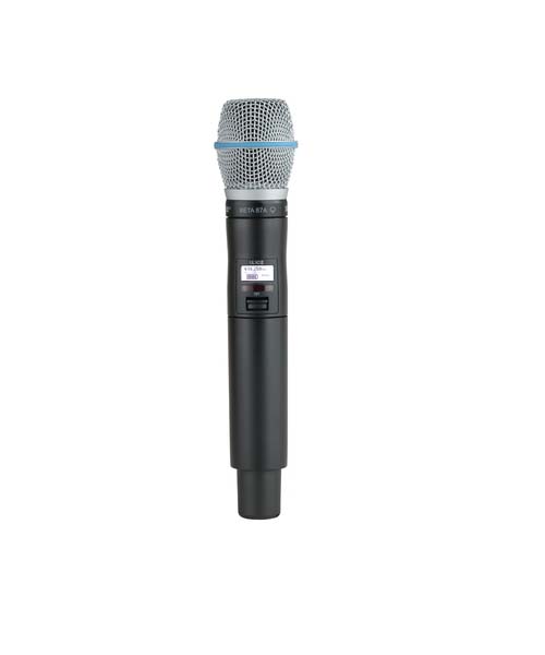 Handheld Wireless Microphone Transmitter SHURE ULXD2/BETA87A เครื่องส่งไมค์ลอย ชนิดไมค์มือถือ SHURE ULXD2/BETA87A ไมค์ลอย ไมโครโฟนไร้สาย ของแท้ มีประกัน