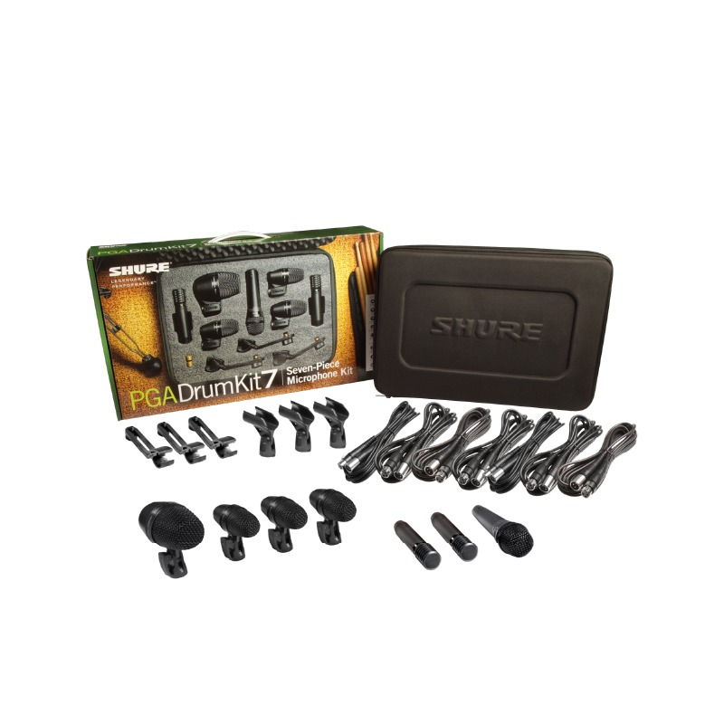 SHURE PGADRUMKIT7 ชุดไมค์กลอง จำนวน 7 ชิ้น