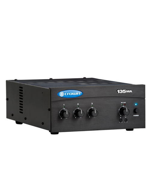 CROWN 135MA มิกเซอร์แอมป์ แบบ 70V/100V 35 วัตต์ 3 input - Image 2