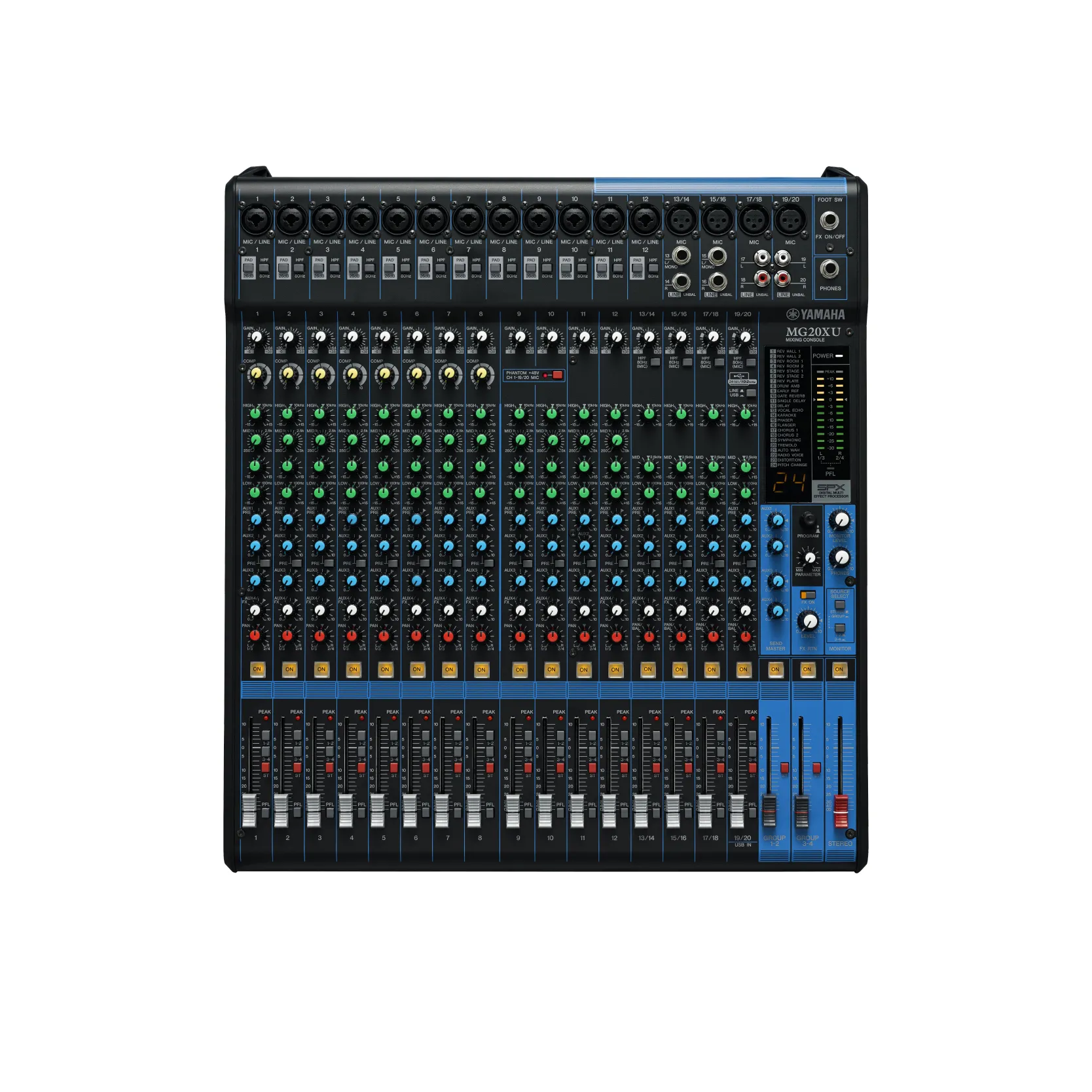 YAMAHA MG20XU Analog Mixer 20 Input