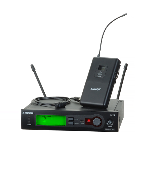 Lavalier Wireless System SHURE SLX14/WL185-TQG ชุดไมค์ลอยหนีบปกเสื้อเดี่ยว SHURE SLX14/WL185 ไมค์ลอยหนีบปกเสื้อ หัวเชื่อมต่อแบบ TQG ของแท้ มีประกัน ส่งฟรี!!