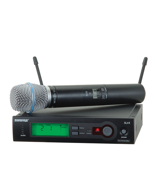 SHURE SLX24/BETA87C ชุดไมค์ลอยมือถือเดี่ยว