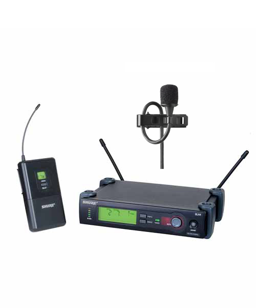 Lavalier Wireless System SHURE SLX14/MX150B/C-TQG ชุดไมค์ลอยหนีบปกเสื้อ เดี่ยว SHURE SLX14/MX150 ไมค์ลอยหนีบปกเสื้อ รับเสียงแบบ Cardioid หัวเชื่อมต่อแบบ TQG