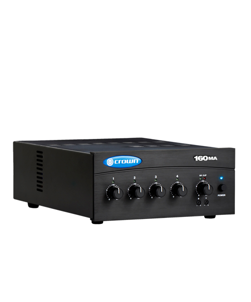CROWN 160MA มิกเซอร์แอมป์ แบบ 70V/100V 60 วัตต์ 4 input - Image 2