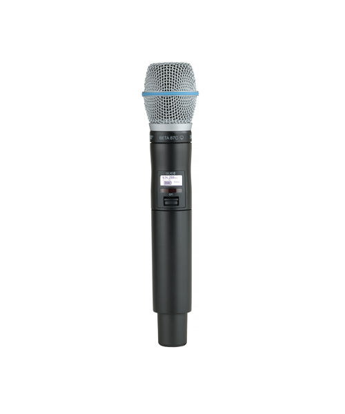 SHURE ULXD2/BETA87C Handheld Wireless Microphone Transmitter SHURE ULXD2/BETA87C ไมค์ลอย เครื่องส่งไมค์ลอย ชนิดไมค์มือถือ SHURE ULXD2/BETA87C ไมโครโฟนไร้สาย