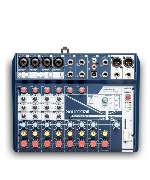 SOUNDCRAFT Notepad 12FX อนาล็อก มิกเซอร์ 12 ชาแนล - Image 2