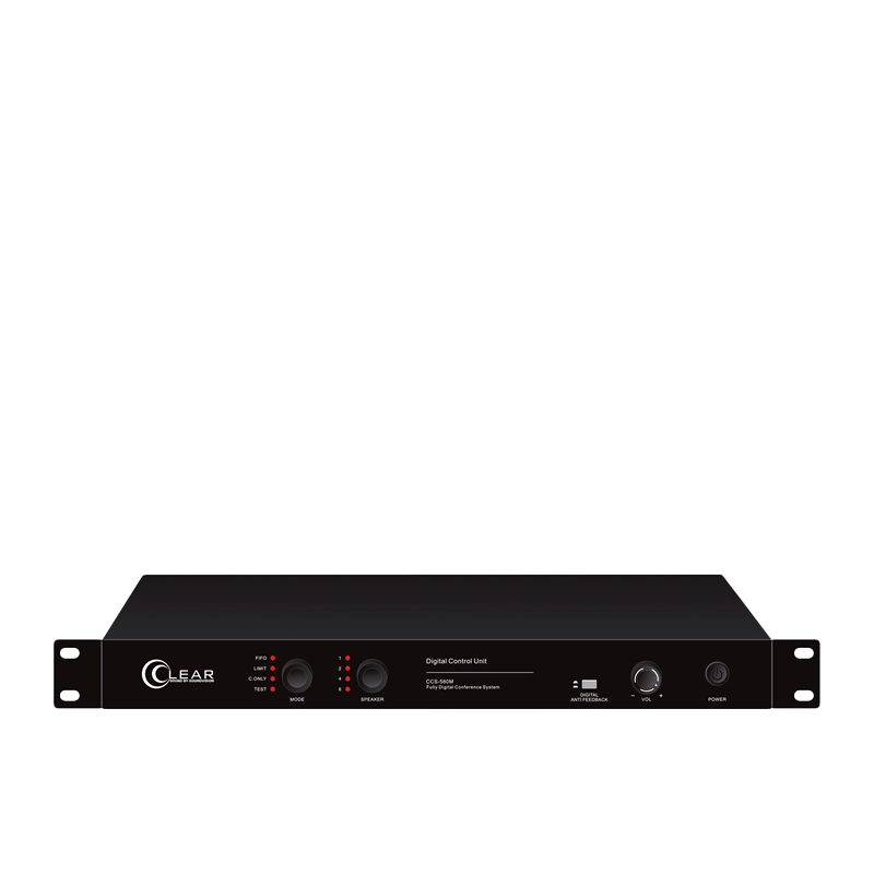 CLEARSOUND CCS-580M เครื่องควบคุมชุดไมค์ประชุม พร้อม Anti Feedback ในตัว