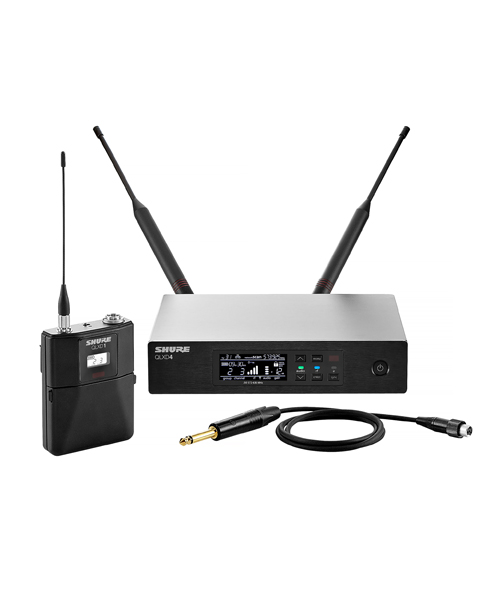 SHURE QLXD14 Bodypack Wireless System (Q51) SHURE QLXD14 ชุดเครื่องรับ-ส่งไมค์ลอยพกพา (ยังไม่รวมไมโครโฟน) ย่าน UHF (794 - 806MHz) ระบบดิจิตอล