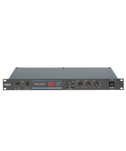 YAMAHA REV100 ดิจิตอลเอฟเฟ็ค 2 ไลน์อินพุต 16บิต / 44.1khz (Digital effects) YAMAHA REV100 เครื่องปรุงแต่งเสียงสเตริโอระบบดิจิตอล Digital Reverberator