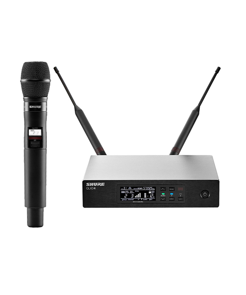 Digital Handheld Wireless Mic SHURE QLXD24/KSM9HS ชุดไมค์ลอยมือถือเดี่ยว ย่าน UHF (794 - 806MHz) ระบบดิจิตอล SHURE QLXD24/KSM9HS ไมโครโฟนไร้สาย