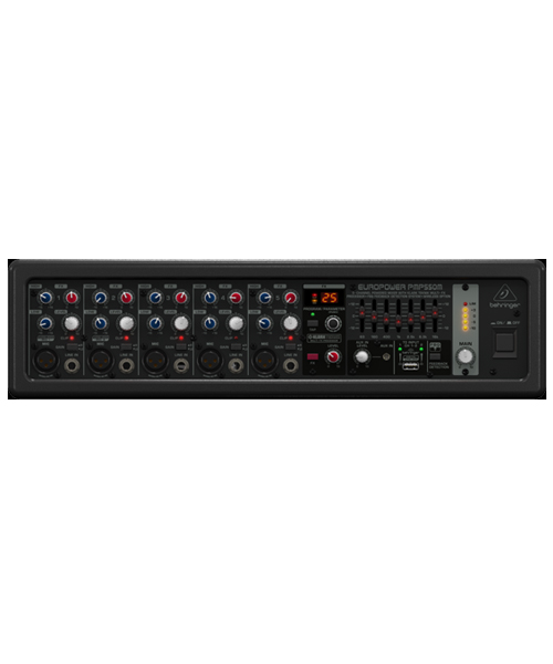 BEHRINGER PMP-550M+SVS-62TW ชุดเครื่องเสียงเครื่องผสมสัญญาณเสียง มีแอมป์ในตัว 5 ชาแนล 5 ไมค์ คลาส D 500 วัตต์ พร้อมตู้ลำโพงติดผนัง 2 ทางขนาด 6.5 นิ้ว