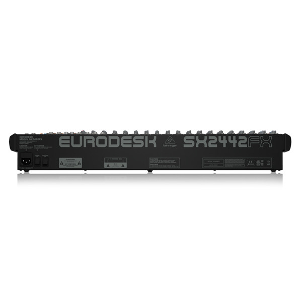 Ultra-Low Noise Design 24-Input 4-Bus Mixer BEHRINGER EURODESK SX2442FX เครื่องผสมสัญญาณเสียงอนาล็อก BEHRINGER EURODESK SX2442FX มิกเซอร์อนาล็อก