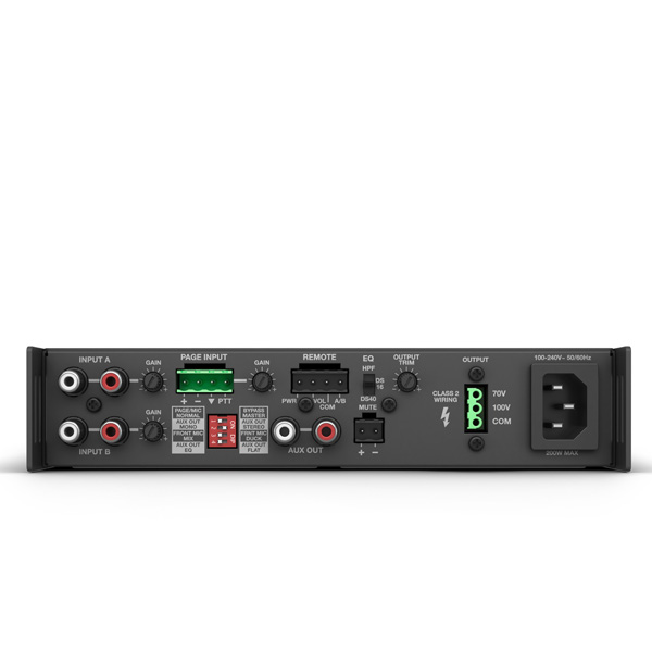 BOSE FreeSpace® IZA 190-HZ Integrated Zone Amplifier Class-D เครื่องขยายเสียงมิกเซอร์แอมป์ มิกเซอร์แอมป์ลายน์ 70V/100V 1 ชาแนล คลาส D 90 วัตต์