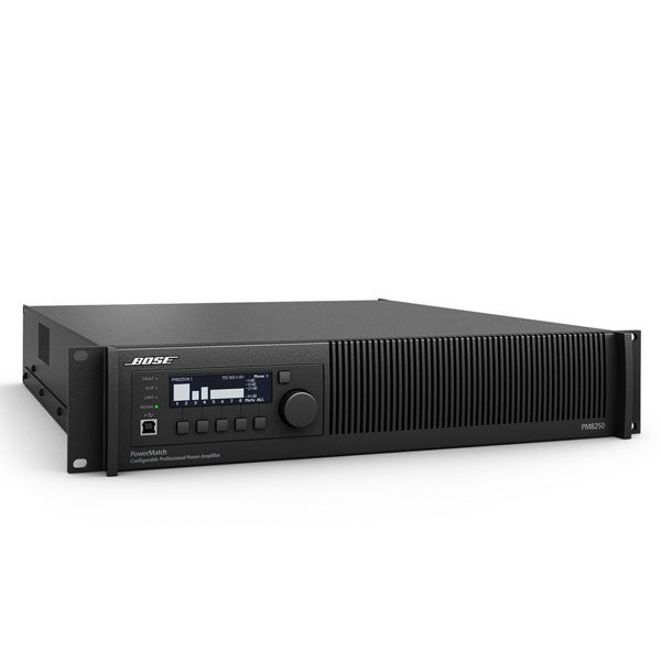 BOSE PowerMatch® PM8250 Power Amplifier เพาเวอร์แอมป์ลายน์ 70V/100V 8 Input/8 Output 2000 วัตต์ BOSE PowerMatch® PM8250 เครื่องขยายเสียงเพาเวอร์แอมป์