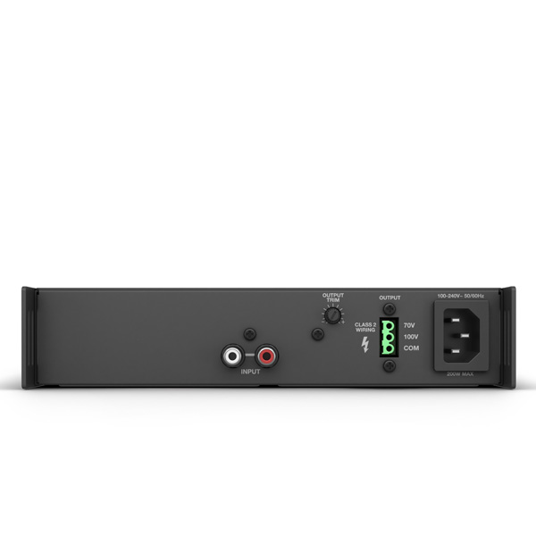 BOSE FreeSpace® ZA 190-HZ เพาเวอร์แอมป์ลายน์ 70V/100V 1 ชาแนล 1×90 วัตต์ ออกแบบสำหรับการขยายระบบเสียง โดยใช้สัญญาณเสียงจาก FreeSpace IZA 250-LZ / IZA190-HZ