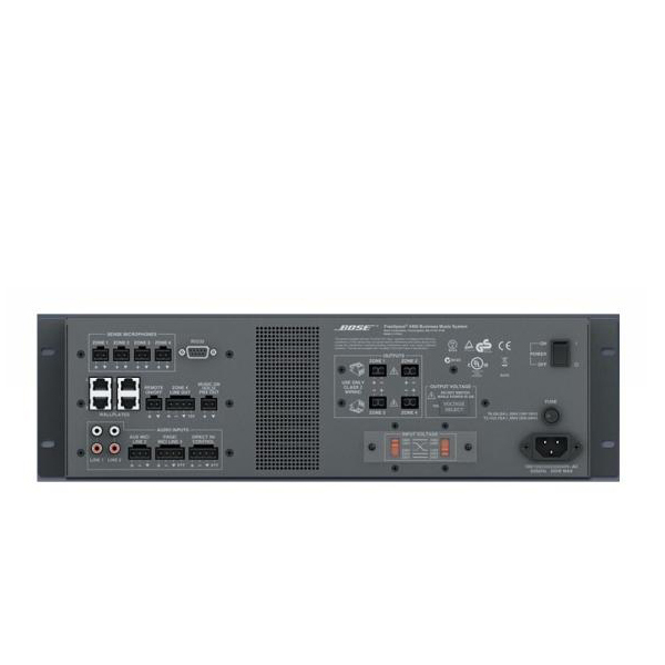 BOSE FreeSpace® 4400 Amplifier เครื่องขยายเสียงมีกำลังขับ 400 วัตต์ เหมาะสำหรับงานภาคธุรกิจ งานระบบประกาศ งานระบบเสียงรอสาย แอมป์ขยายเสียง