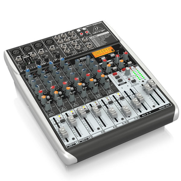 BEHRINGER XENYX QX1204USB เครื่องผสมสัญญาณเสียง BEHRINGER XENYX QX1204USB มิกเซอร์อนาล็อก Premium 12-Input 2/2-Bus Mixer ของแท้