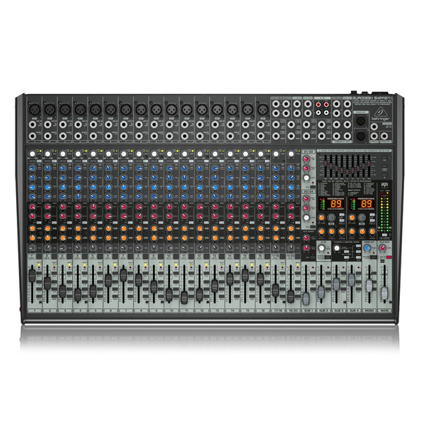 Ultra-Low Noise Design 24-Input 4-Bus Mixer BEHRINGER EURODESK SX2442FX เครื่องผสมสัญญาณเสียงอนาล็อก BEHRINGER EURODESK SX2442FX มิกเซอร์อนาล็อก