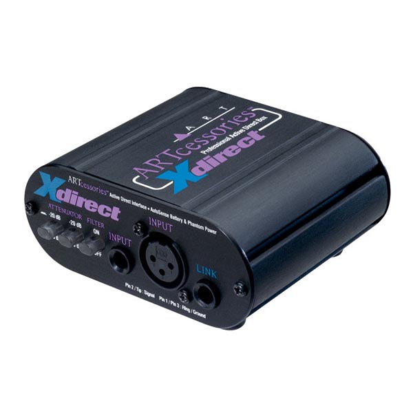 ART XDirect Professional Active Direct Box  ART XDirect ไดเร็ก บอกซ์ กล่องปรับระดับสัญญาณเสียง