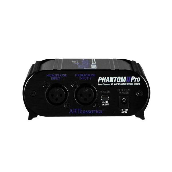 ART Phantom II Pro Dual Ch. Phantom Power Supply เครื่องจ่ายไฟ แพนทอม - Image 2