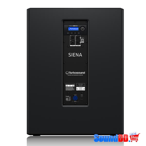 TURBOSOUND SIENA TSP118B-AN 3000 Watt 18" Powered Subwoofer with KLARK TEKNIK DSP Technology and ULTRANET Networking TURBOSOUND TSP118B-AN ตู้ลำโพงซับวูฟเฟอร์ มีแอมป์ในตัว ขนาด 18 นิ้ว คลาส D 3000 วัตต์ TURBOSOUND TSP-118B-AN ลำโพงซับวูฟเฟอร์