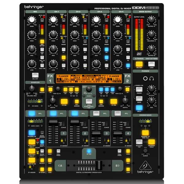 BEHRINGER DDM4000 DIGITAL PRO MIXER Ultimate 5-Channel Digital DJ Mixer with Sampler, 4 FX Sections, Dual BPM Counters and MIDI BEHRINGER DDM4000 เครื่องผสมสัญญาณเสียงสำหรับดีเจ 5 ชาแนล BEHRINGER DDM4000 มิกเซอร์ ดีเจ BEHRINGER DDM 4000 mixer DJ