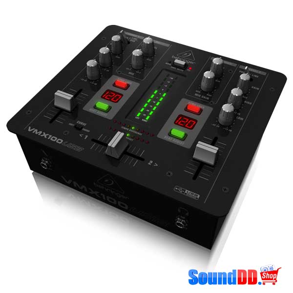 BEHRINGER VMX100USB PRO MIXER Professional 2-Channel DJ Mixer with USB/Audio Interface, BPM Counter and VCA Control BEHRINGER VMX100USB เครื่องผสมสัญญาณเสียงสำหรับดีเจ 7 ชาแนล BEHRINGER VMX 100USB มิกเซอร์ ดีเจ BEHRINGER VMX 100USB mixer DJ