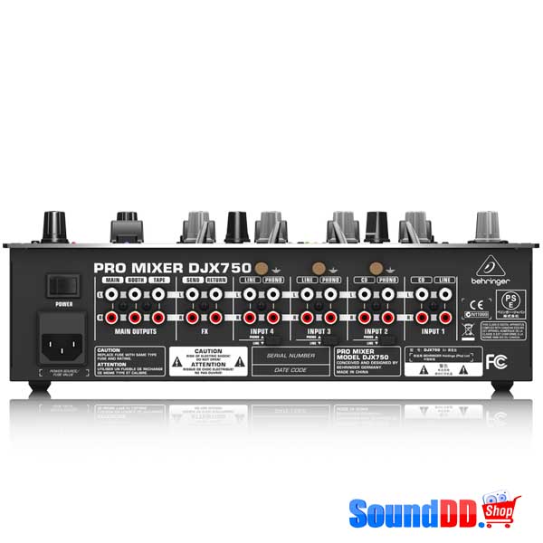 BEHRINGER DJX750 PRO MIXER Professional 5-Channel DJ Mixer with Advanced Digital Effects and BPM Counter BEHRINGER DJX750 เครื่องผสมสัญญาณเสียงสำหรับดีเจ 5 ชาแนล BEHRINGER DJX 750 มิกเซอร์ ดีเจ BEHRINGER DJX 750 mixer DJ