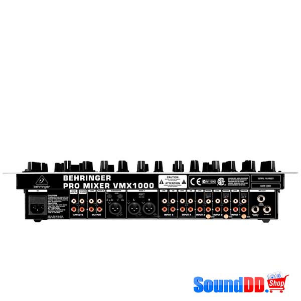 BEHRINGER VMX1000 PRO MIXER Professional 7-Channel Rack-Mount DJ Mixer with BPM Counter and VCA Control BEHRINGER VMX1000 เครื่องผสมสัญญาณเสียงสำหรับดีเจ 7 ชาแนล BEHRINGER VMX 1000 มิกเซอร์ ดีเจ BEHRINGER VMX1000 mixer DJ