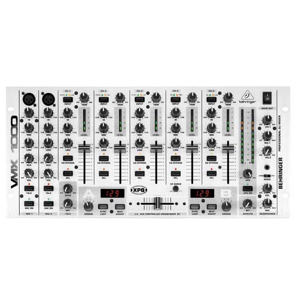 BEHRINGER VMX1000 PRO MIXER Professional 7-Channel Rack-Mount DJ Mixer with BPM Counter and VCA Control BEHRINGER VMX1000 เครื่องผสมสัญญาณเสียงสำหรับดีเจ 7 ชาแนล BEHRINGER VMX 1000 มิกเซอร์ ดีเจ  BEHRINGER VMX1000 mixer DJ