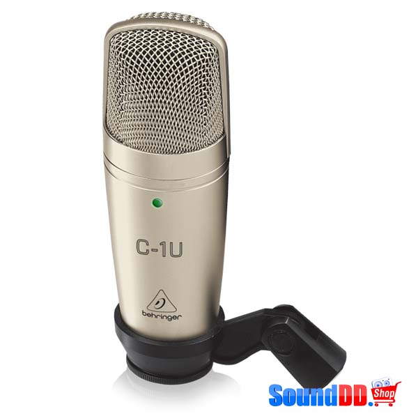 BEHRINGER C-1U USB Studio Condenser Microphone BEHRINGER C-1U ไมค์บันทึกเสียง BEHRINGER C-1U ไมโครโพนสำหรับห้องบันทึกเสียง BEHRINGER C1U ไมค์ห้องอัด