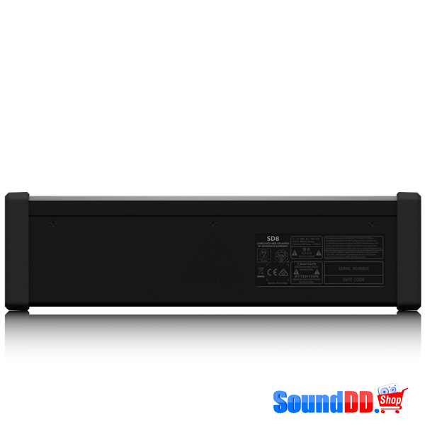 BEHRINGER SD8 I/O Stage Box with 8 Remote-Controllable MIDAS Preamps, 8 Outputs, AES50 Networking and ULTRANET Personal Monitoring Hub BEHRINGER SD8 I/O Stage Box ดิจิตอล สเตจบ๊อกซ์