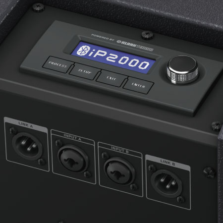 TURBOSOUND iNSPIRE iP2000 1,000 Watt Powered Column Loudspeaker with a 12" Subwoofer, 17 Neodymium Drivers, KLARK TEKNIK Spatial Sound Technology, Digital Mixer, Remote Control via iPhone/iPad and Bluetooth Audio Streaming TURBOSOUND iP2000 ชุดเครื่องเสียงพกพา เครื่องเสียงเคลื่อนที่ คลาส D 1000 วัตต์ สามารถเชื่อมต่อ Bluetooth และ ควบคุม ด้วย iPhone/iPad ได้ TURBOSOUND iP-2000 ลำโพงคอลัมน์ พร้อมซับวูฟเฟอร์