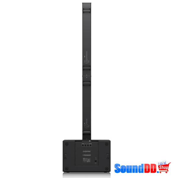 TURBOSOUND iNSPIRE iP3000 2,000 Watt Powered Column Loudspeaker with a 2 x 12" Subwoofer, 18 Neodymium Drivers, KLARK TEKNIK Spatial Sound Technology, Digital Mixer, Reverb, Remote Control via Smart Phone and Bluetooth Audio Streaming TURBOSOUND iP3000 ชุดเครื่องเสียงพกพา เครื่องเสียงเคลื่อนที่ คลาส D 2000 วัตต์ สามารถเชื่อมต่อ Bluetooth และ ควบคุม ด้วย iPhone/iPad ได้ TURBOSOUND iP-3000 ลำโพงคอลัมน์ พร้อมซับวูฟเฟอร์