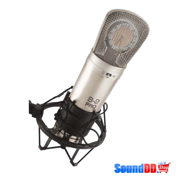BEHRINGER B-2 PRO Gold-Sputtered Large Dual-Diaphragm Studio Condenser Microphone BEHRINGER B-2 PRO ไมค์บันทึกเสียง BEHRINGER B-2 PRO ไมโครโพนสำหรับห้องบันทึกเสียง BEHRINGER B2 PRO ไมค์ห้องอัด