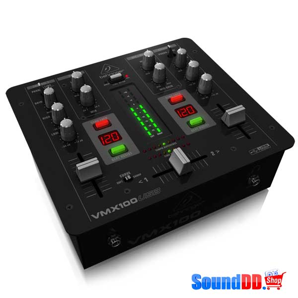 BEHRINGER VMX100USB PRO MIXER Professional 2-Channel DJ Mixer with USB/Audio Interface, BPM Counter and VCA Control BEHRINGER VMX100USB เครื่องผสมสัญญาณเสียงสำหรับดีเจ 7 ชาแนล BEHRINGER VMX 100USB มิกเซอร์ ดีเจ BEHRINGER VMX 100USB mixer DJ
