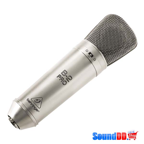 BEHRINGER B-2 PRO Gold-Sputtered Large Dual-Diaphragm Studio Condenser Microphone BEHRINGER B-2 PRO ไมค์บันทึกเสียง BEHRINGER B-2 PRO ไมโครโพนสำหรับห้องบันทึกเสียง BEHRINGER B2 PRO ไมค์ห้องอัด
