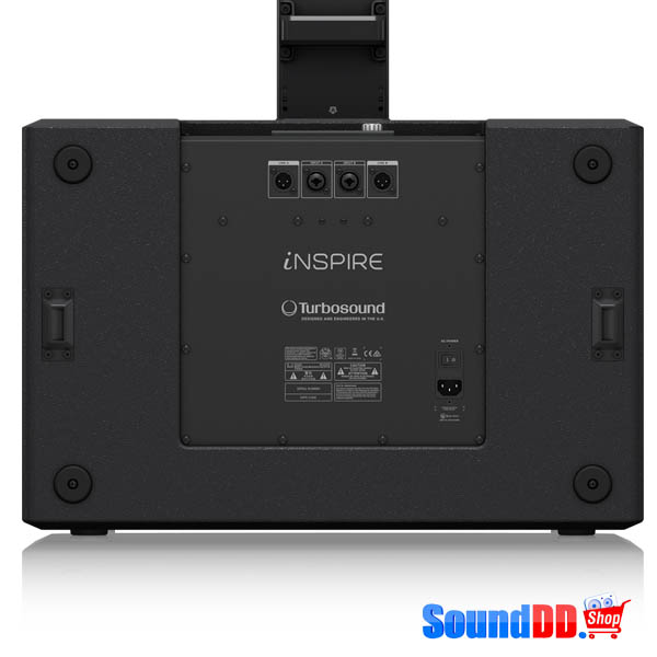 TURBOSOUND iNSPIRE iP3000 2,000 Watt Powered Column Loudspeaker with a 2 x 12" Subwoofer, 18 Neodymium Drivers, KLARK TEKNIK Spatial Sound Technology, Digital Mixer, Reverb, Remote Control via Smart Phone and Bluetooth Audio Streaming TURBOSOUND iP3000 ชุดเครื่องเสียงพกพา เครื่องเสียงเคลื่อนที่ คลาส D 2000 วัตต์ สามารถเชื่อมต่อ Bluetooth และ ควบคุม ด้วย iPhone/iPad ได้ TURBOSOUND iP-3000 ลำโพงคอลัมน์ พร้อมซับวูฟเฟอร์