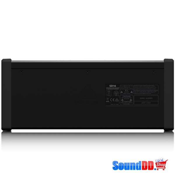 BEHRINGER SD16 I/O Stage Box with 16 Remote-Controllable MIDAS Preamps, 8 Outputs, AES50 Networking and ULTRANET Personal Monitoring Hub BEHRINGER SD16 I/O Stage Box ดิจิตอล สเตจบ๊อกซ์