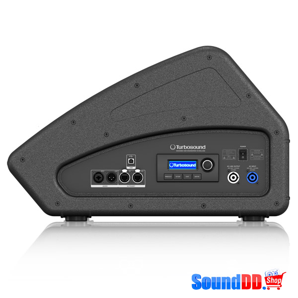 TURBOSOUND FLASHLINE MONITORS TFM152M-AN Co-axial 2500 Watt 2 Way 15" Stage Monitor with Klark Teknik DSP Technology and ULTRANET TURBOSOUND TFM152M-AN ตู้ลำโพงมอนิเตอร์เวที 2 ทาง มีแอมป์ในตัว ขนาด 15 นิ้ว คลาส D 2500 วัตต์ TURBOSOUND TFM-152M-AN ลำโพงมอนิเตอร์เวที