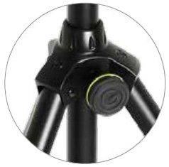 GRAVITY GSP5211B Speaker Stand 35 mm. GRAVITY GSP5211B ขาตั้งลำโพงอลูมิเนียม รองรับน้ำหนัก 50 กก. เส้นผ่าศูนย์กลาง 35 มม. GRAVITY G SP 5211B Speaker Stand  