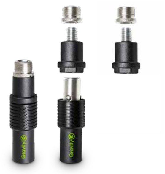 GRAVITY GMSQC1B Quick Coupler for Mic Clips and Boom Arms GRAVITY GMSQC1B ตัวยึดไมโครโฟน กับขาตั้งไมโครโฟน และ Boom Arms GRAVITY G MS QC 1 B Quick Coupler for Mic Clips and Boom Arms 